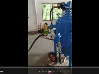 杭州客戶案例：液體水噴砂機(jī)操作視頻